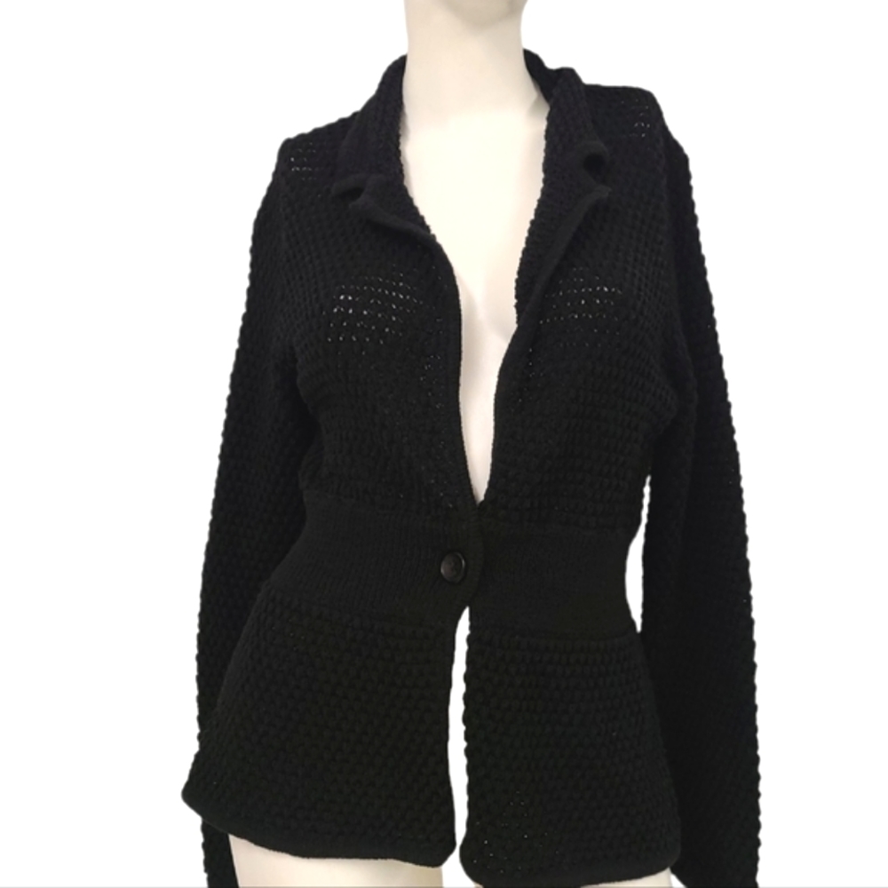Black Knit Cardigan size Medium